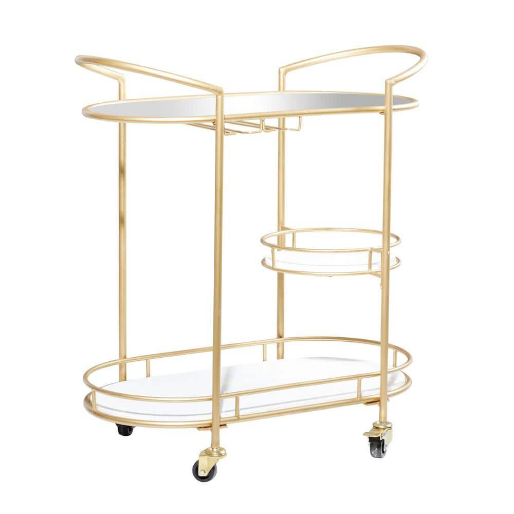 Colette Marble Bar Cart