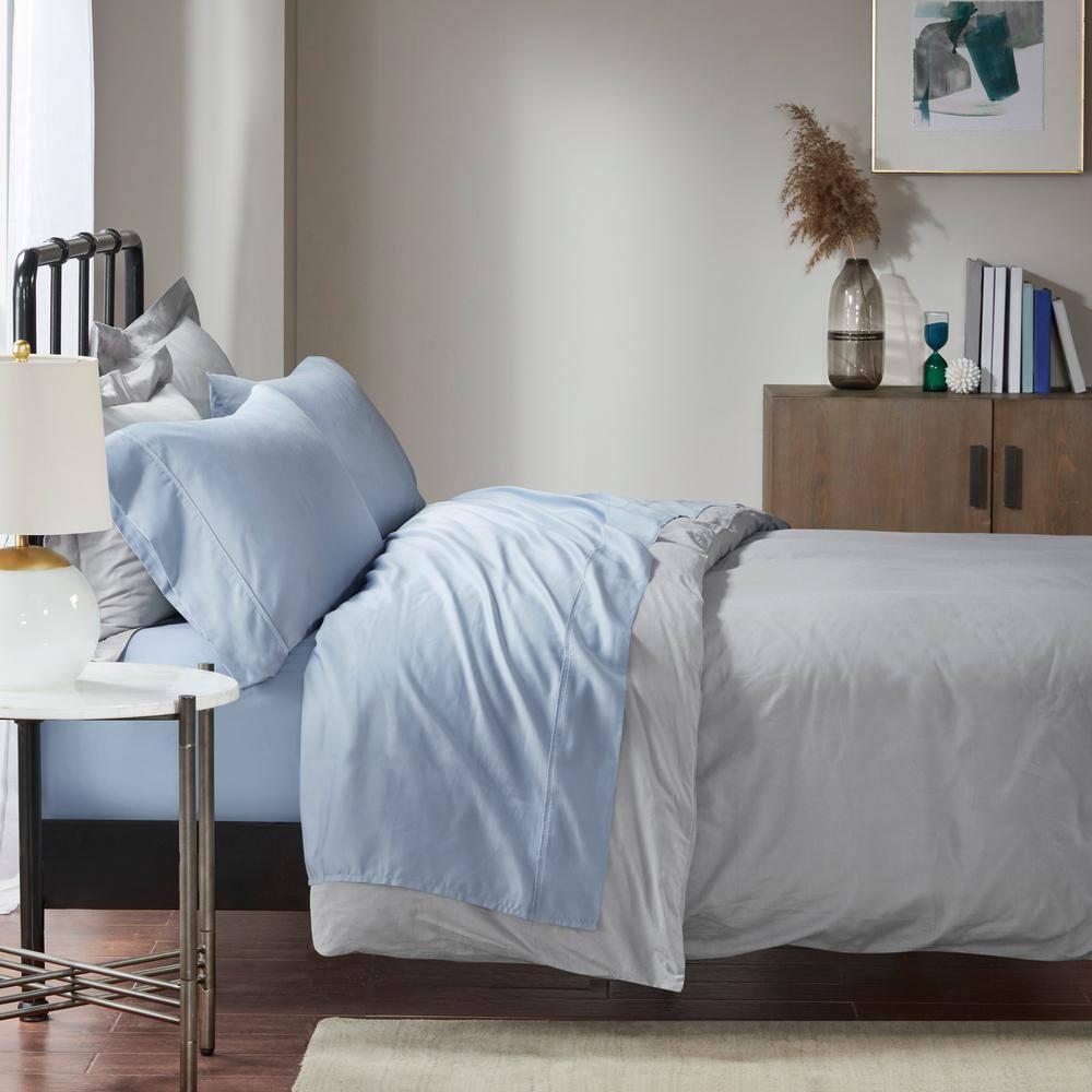 Madison Park 1500 Thread Count Cotton Blend 4-Piece Sheet Set