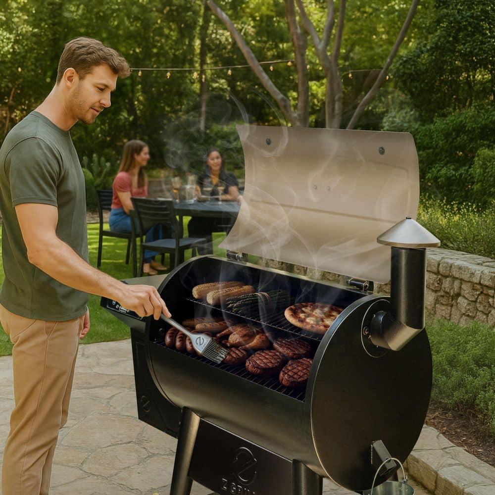 Z GRILLS 697 sq.in Pellet Grill with Temps Controller 2.1 and Latest Functions