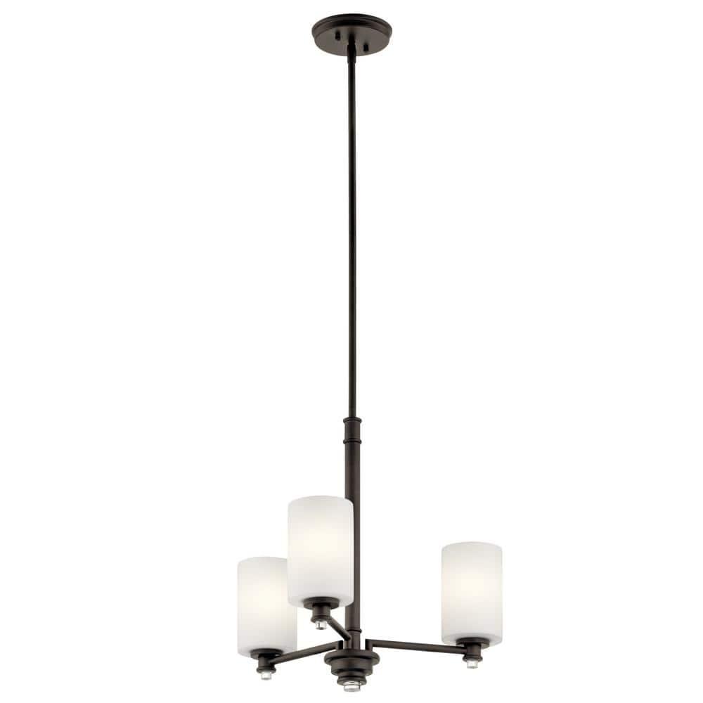 Kichler Lighting Joelson 3 - Light Chandelier in  Olde Bronze