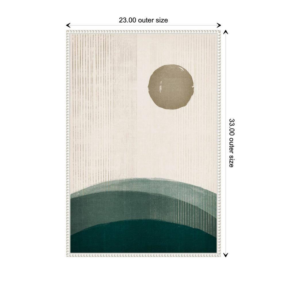 Amanti Art The Rusty Sun by Ema Paraschiv Canvas Wall Art Print Framed 23 x 33-in.