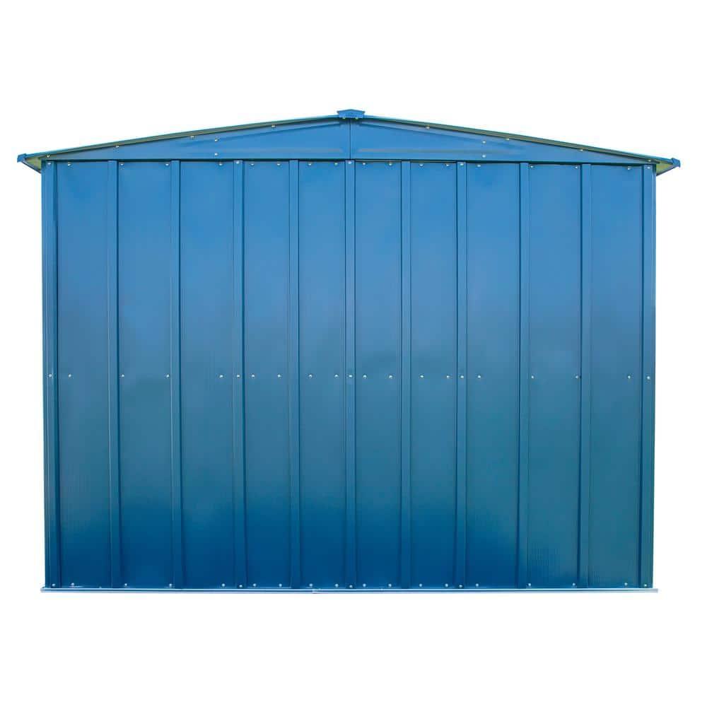 Arrow 8 ft. W x 6 ft. D Galvanized Steel Storage Shed