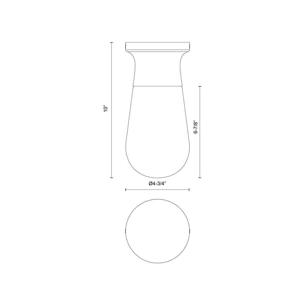 Marcel Glass Flush Mount