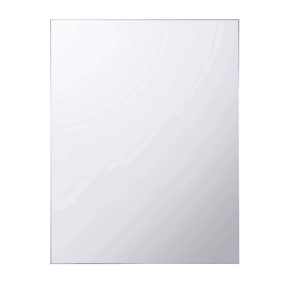 Bathroom Medicine Cabinet, Aluminum, Recessed/Surface Mount, Right/Left Hinged, Mirrored Interior - 24" x 30"