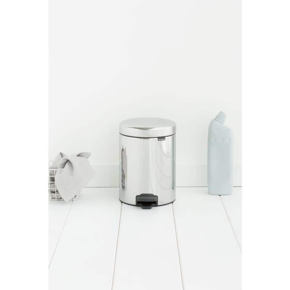 Brabantia NewIcon Step On Trash Can, 1.3 Gallon (5 Liter)
