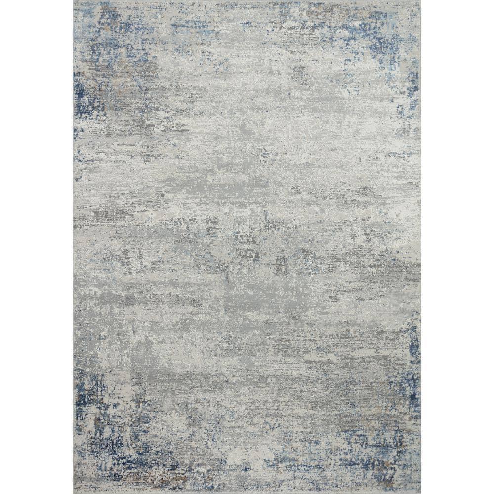 Pasargad Stella Gray/Blue Area Rug