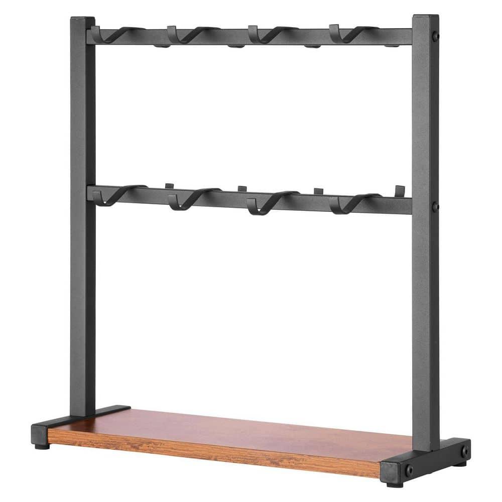 Coffee Mug Holder for Countertop, 16-Hooks Coffee Cup Holder with Storage Base, 2-Tier Mugs Tree Rack Carbon Steel