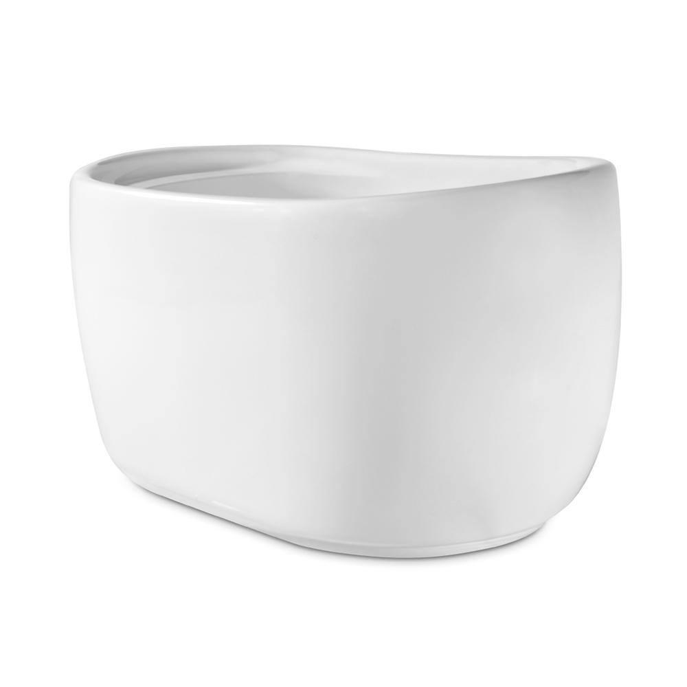 51" Streamline Freestanding Soaking Acrylic Bathtub With Drain and Bamboo Tray