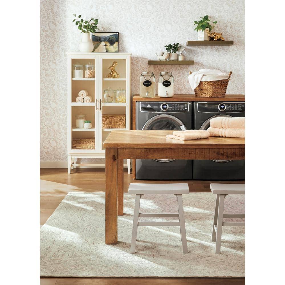 Modern Acanthus Peel + Stick Wallpaper by Erin & Ben Co. - Wicker