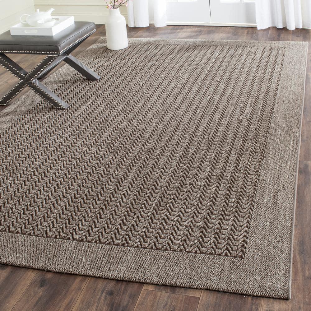 Huxley Sisal PAB321 Power Loomed, Jacquard Weave Indoor Accent Rug - 2'x3' - Silver - Safavieh