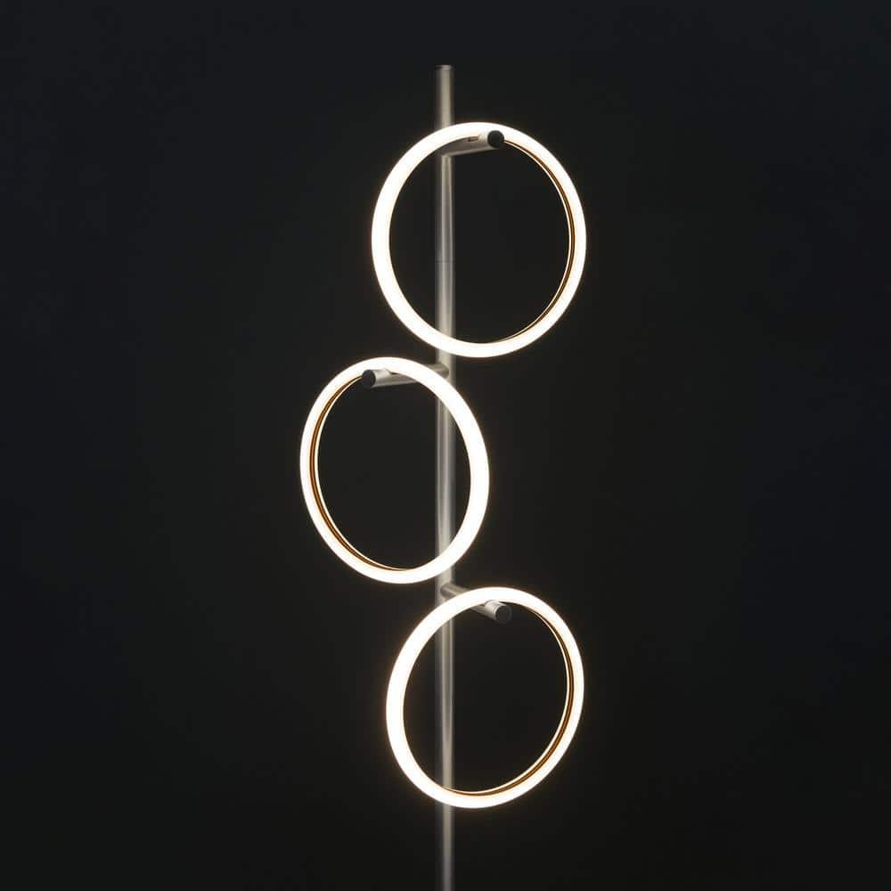 Brightech Saturn 66 in. Industrial 3-Light 3-Way Dimming LED Floor Lamp