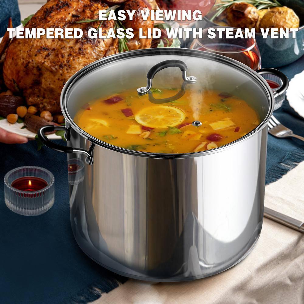 Cook N Home Cook N Home Professional Stainless Steel Stockpot with Lid