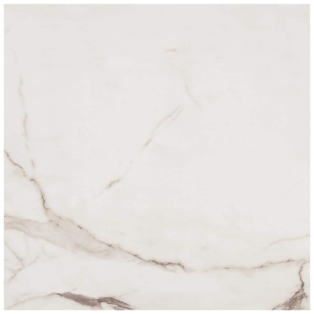 24" x 24" Polished Marble Look Porcelain Floor and Wall Tile (15.5 Sq. Ft. / Case)