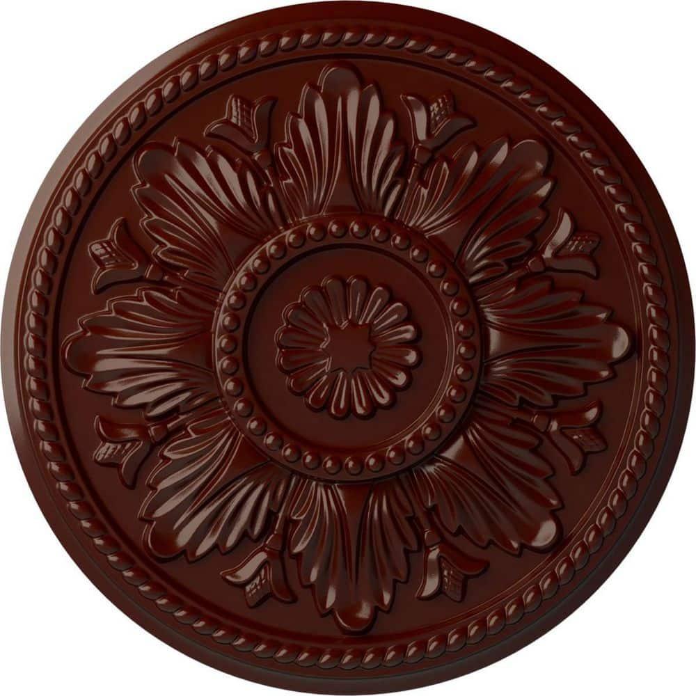 Ekena Millwork Edinburgh 18'' H x 18'' W D Urethane Ceiling Medallion