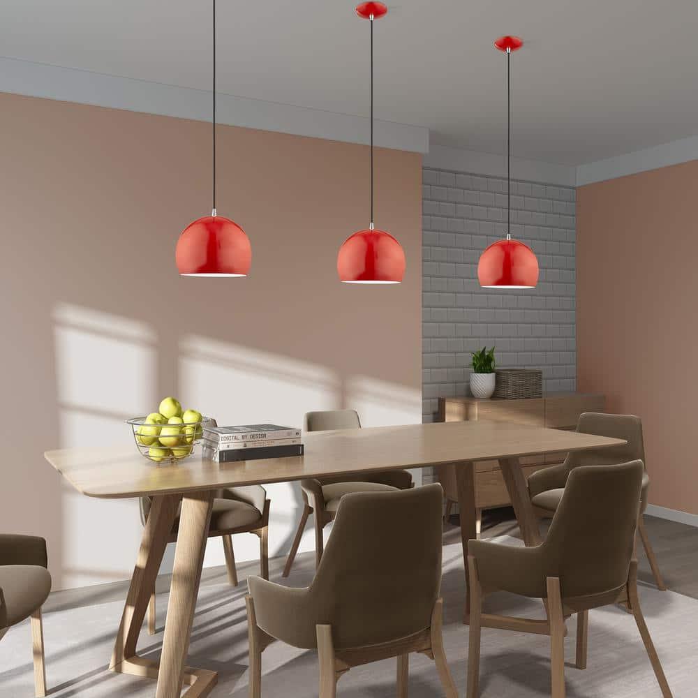 Schultz Single Light Metal Dimmable Pendant