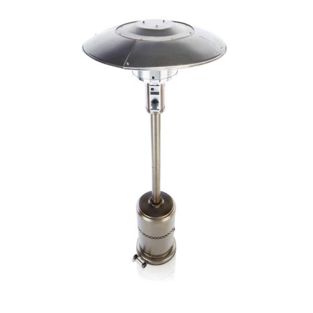Living Accents 48000 BTU Freestanding Propane/Steel Metal Patio Heater in Bronze
