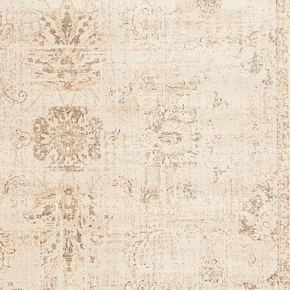 Vintage Stone 8 ft. x 10 ft. Distressed Border Area Rug