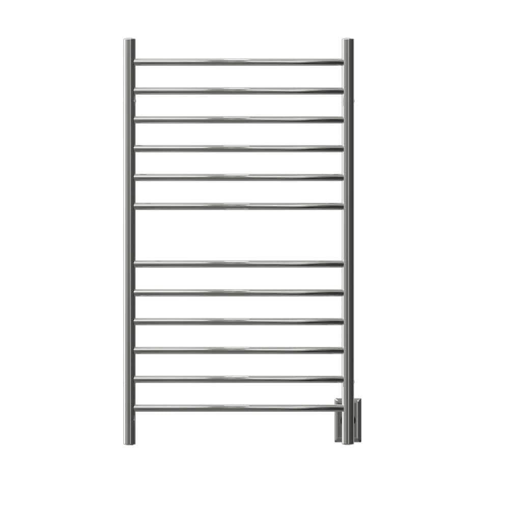Radiant Large Curved Towel Warmer Hybrid Hardwired or Plug in