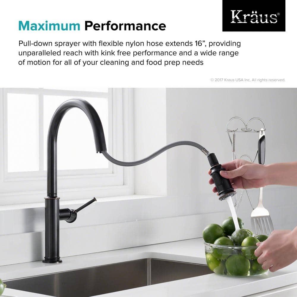 Sellette Pull Down Single Handle Kitchen Faucet