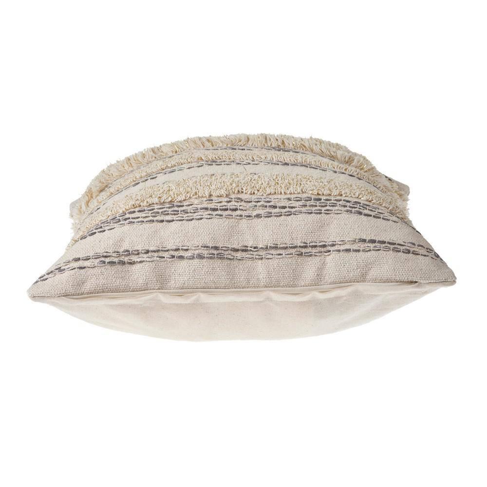 Evette Rios Ellisan Striped Cotton Throw Pillow