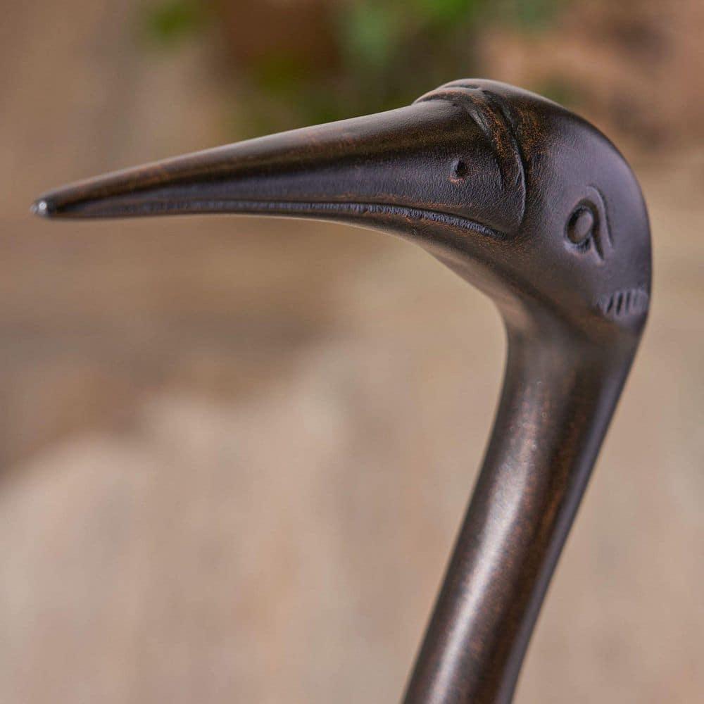 Rosecliff Heights Outdoor Aluminum Crane Garden Statue  (Set Of 2) (Set of 2)