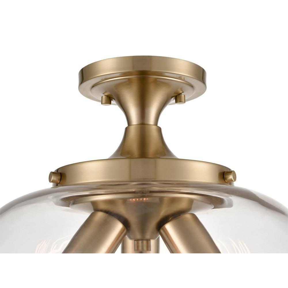 Cromkill Glass Semi Flush Mount