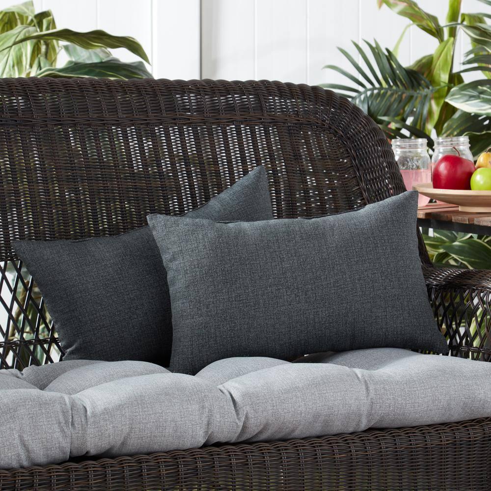 Indoor/Outdoor Reversible Throw Pillow