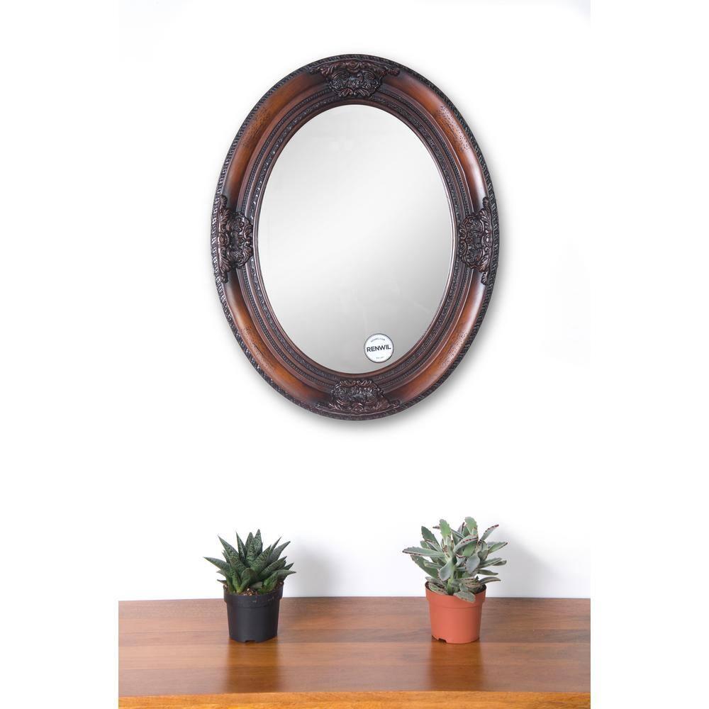 Renwil Cherry Chelseas Mirror in Cherry Wood