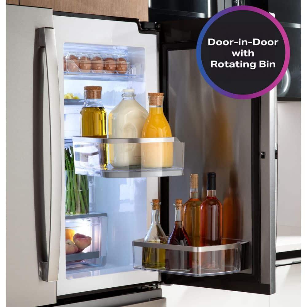 GE Profile™ Series Energy Star Smart 29 Cu. Ft. Fingerprint Resistant 4-Door French-Door Refrigerator