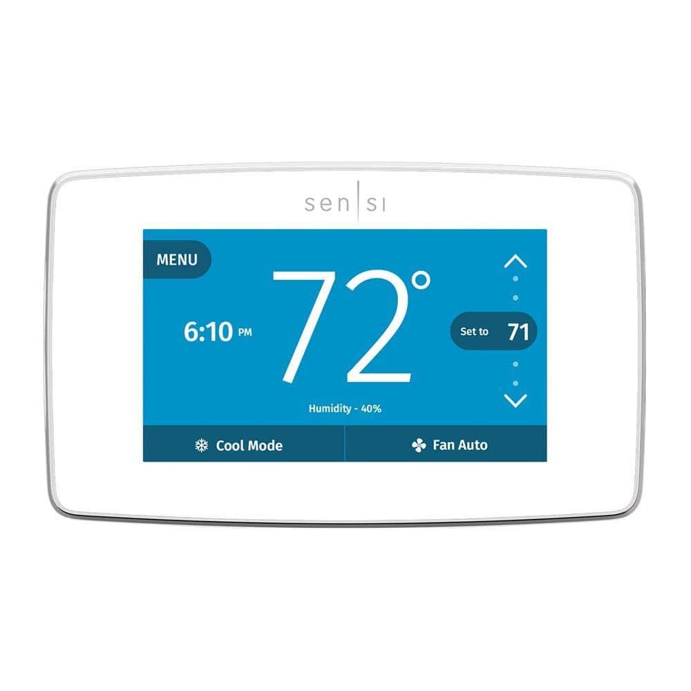 Emerson Thermostats Emerson Thermostats Smart Universally Compatible Thermostat White