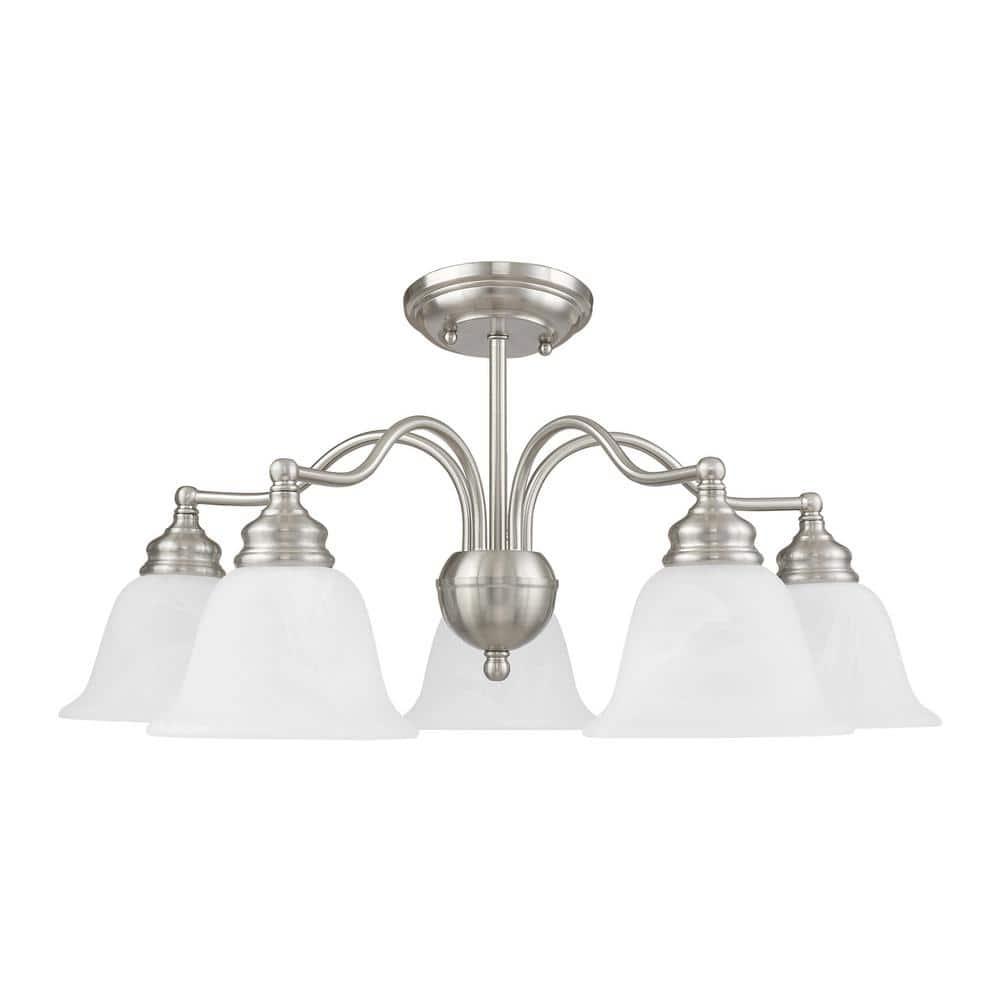 Livex Lighting Essex 5 - Light Chandelier in  Brushed Nickel