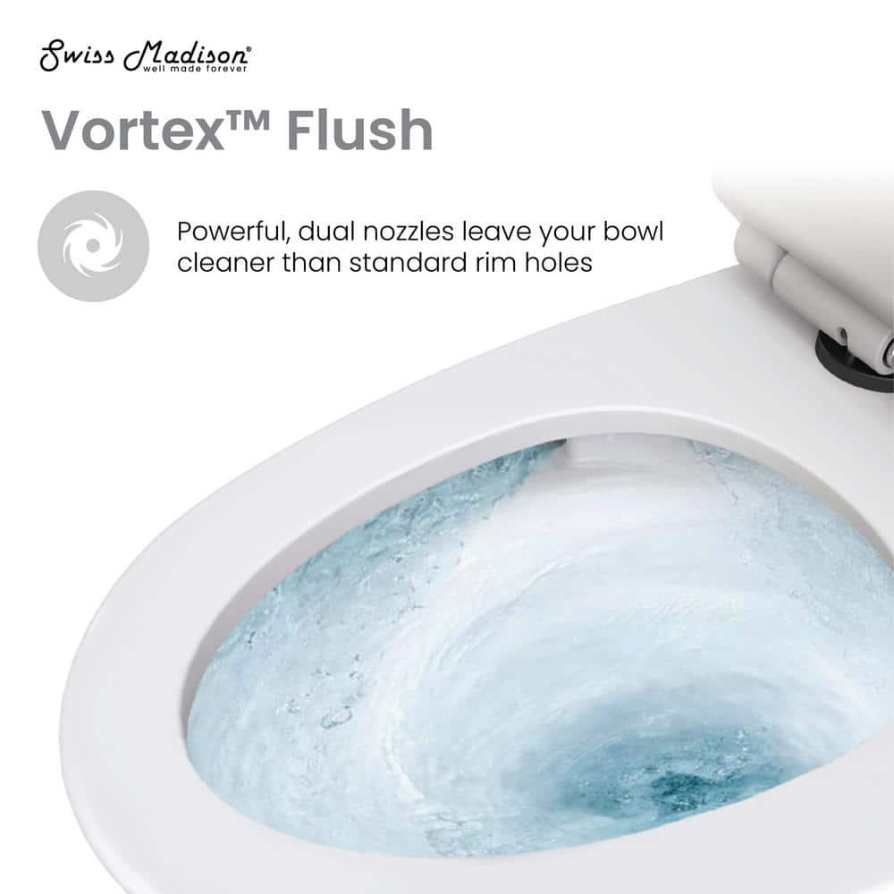 St. Tropez One Piece Elongated Toilet Dual Vortex Flush