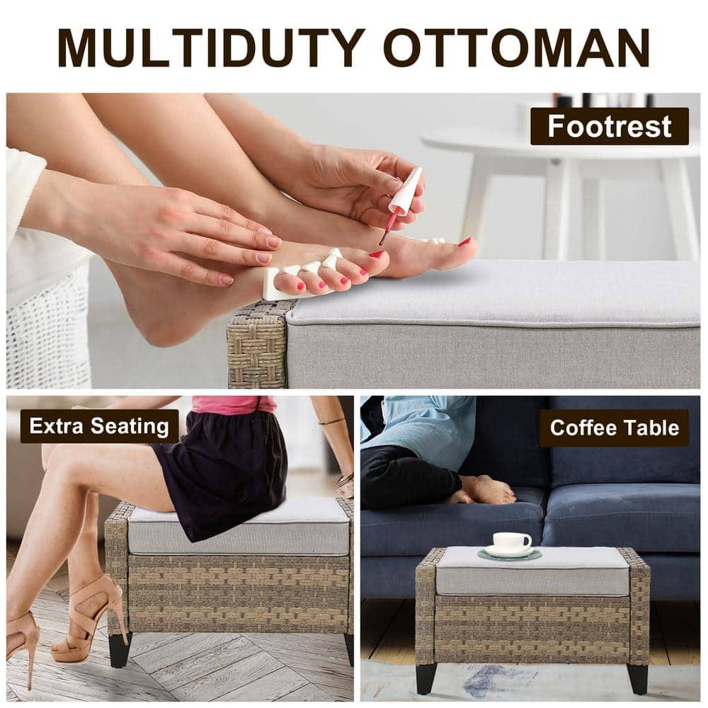 EAGLE PEAK 7 - Person Outdoor Seating Group with Cushions