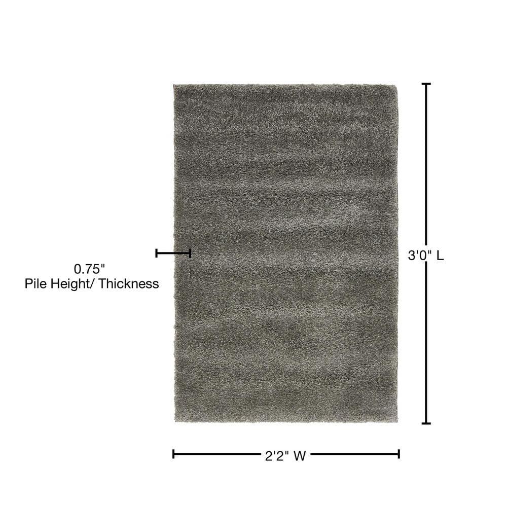 Unique Loom 2' 2 x 3' 0 Solo Calabasas Gray Area Rug