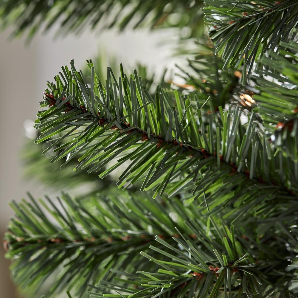 Home Accents Holiday 7.5 Ft. Pre-Lit LED Festive Pine Artificial Christmas Tree