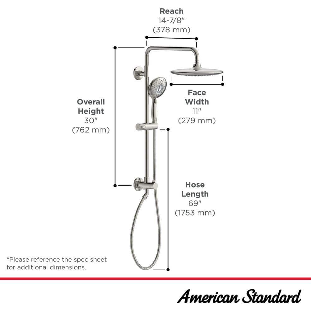 American Standard Exposed Yoke Wall-Mount Utility Faucet with Metal Lever Handles in Polished Chrome