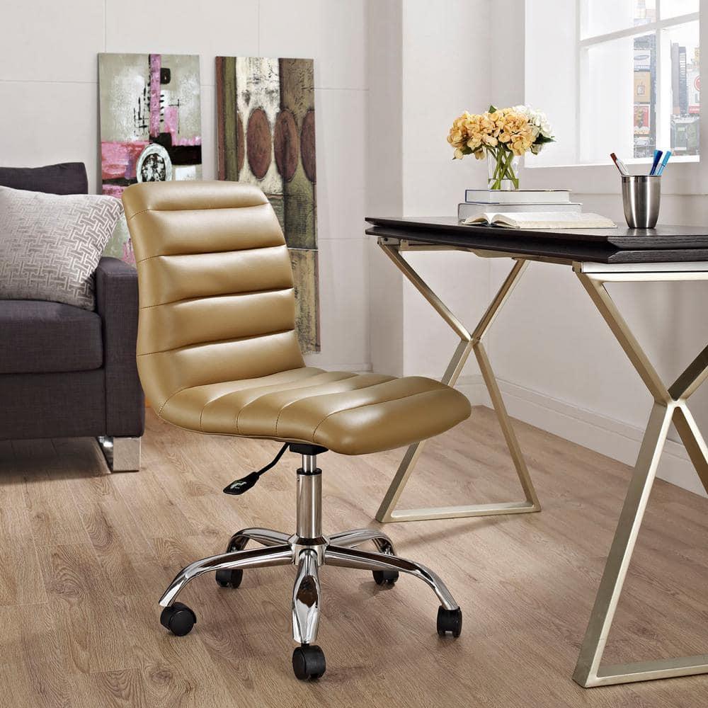 Modway Modway Ripple Armless Mid Back Vinyl Office Chair