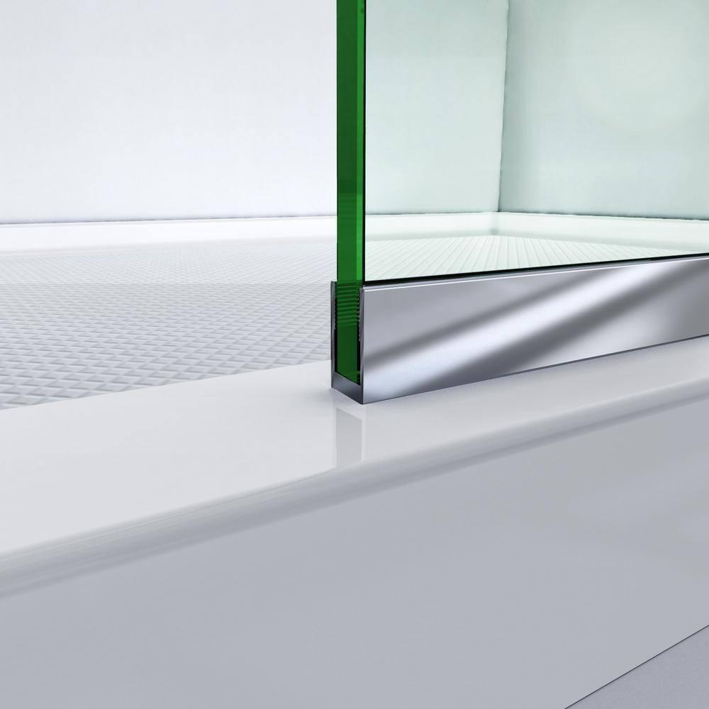 Linea 30"W x 72"H Frameless Fixed Glass Panel