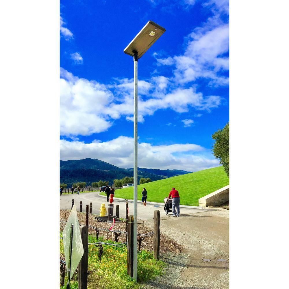 eLEDing ELEDing Outdoor LED Motion Sensor Street Light with Solar Panels