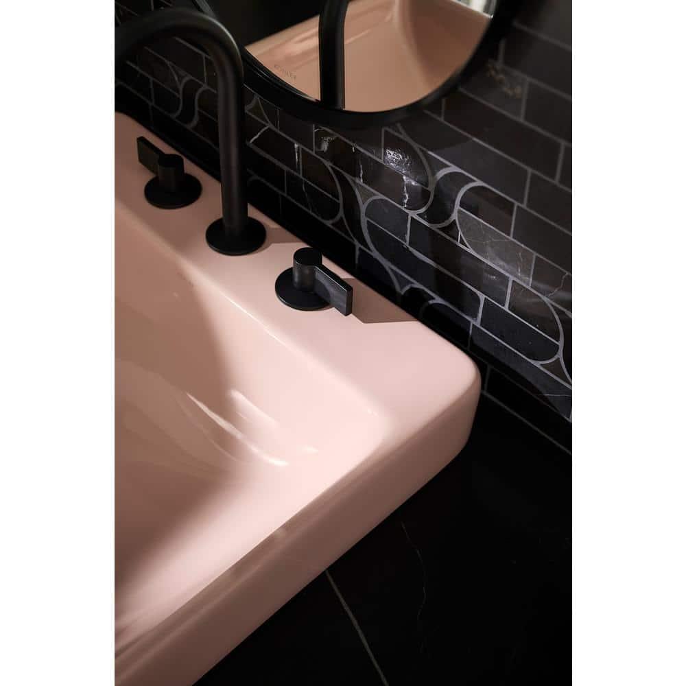 Vox® Vitreous China Rectangular Vessel Bathroom Sink with Overflow