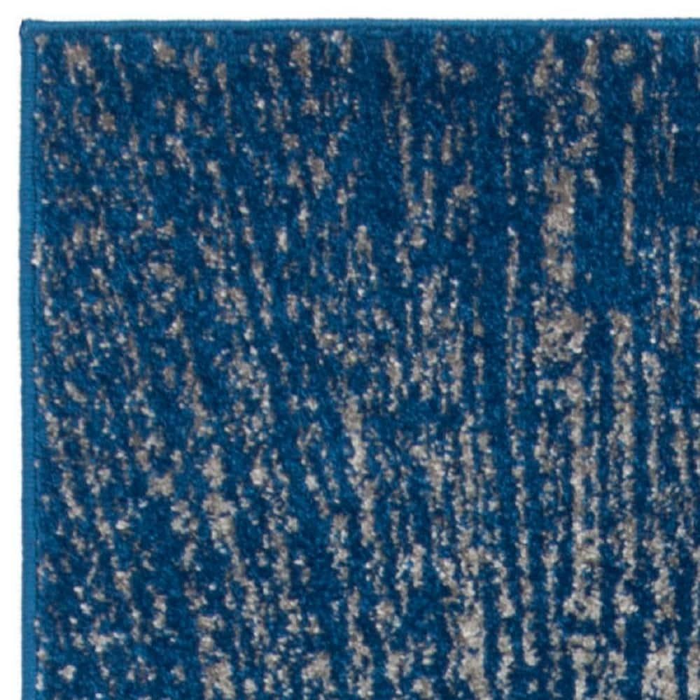 Evoke EVK228 Power Loomed Indoor Runner - Navy/Ivory - 2'2"x7' - Safavieh