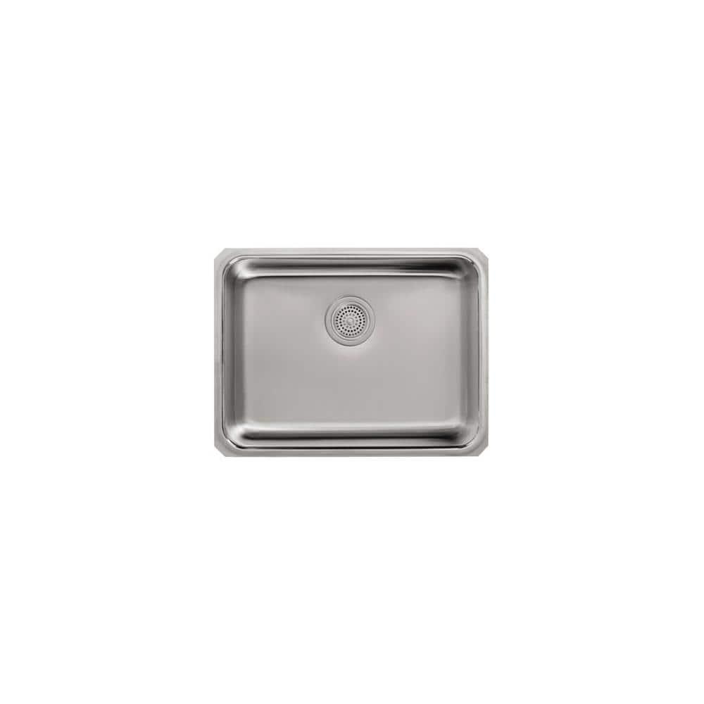 Undertone® 23" L x 17-1/2" W x 7-5/8" Extra-Large Squared Under-Mount Single-Bowl Kitchen Sink