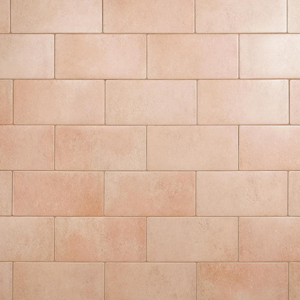 Kaleo 7.08 in. x 14.17 in. Matte Porcelain Terracotta Look Floor and Wall Tile(10.76 Sq. Ft. / Case)