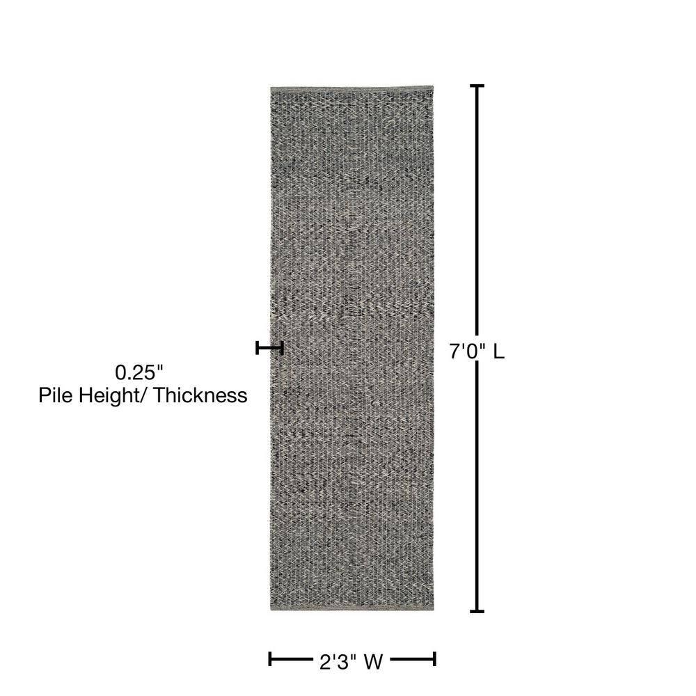 Montauk MTK602 Hand Woven Runner Rug - Grey/Multi - 2'3"x7' - Safavieh.