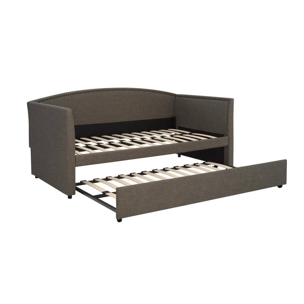 Better Homes & Gardens Grayson Daybed & Trundle, Twin Size, Gray Linen