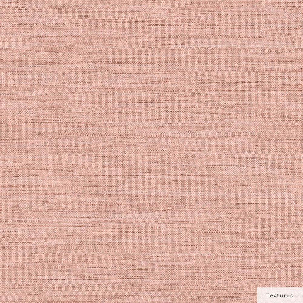 Tempaper & Co.® Fauz Horizontal Grasscloth Removable Peel and Stick Wallpaper, Textured Salmon, 28 sq. ft.: Vinyl, Prepasted