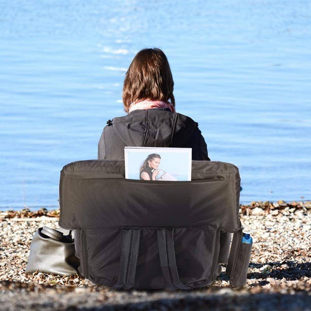 SPECSTAR Foldable Stadium Seat Chair for Bleachers with Padded Back Support and Armrests 2 pack