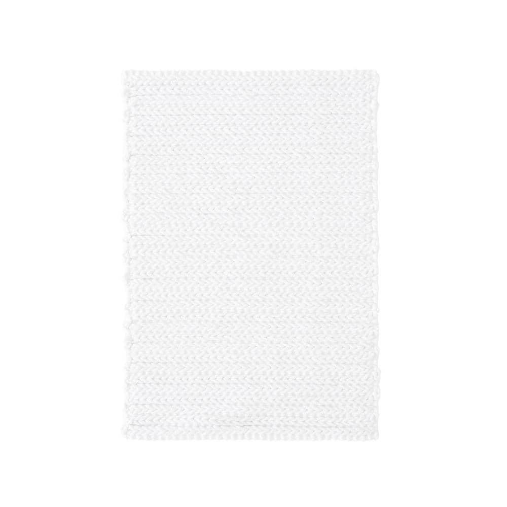 Lasso 100% Cotton Chenille Chain Stitch Non-Slip Bath Rug