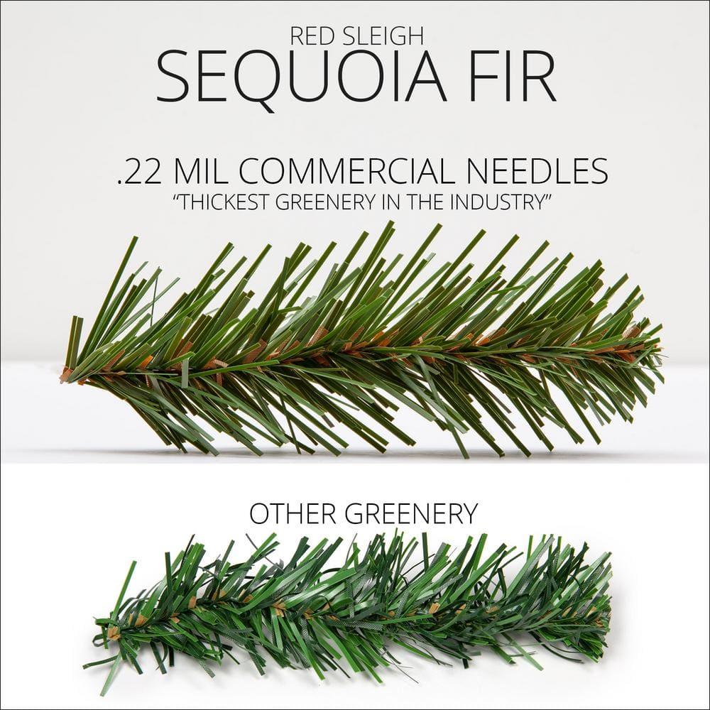 9 ft. Sequoia Pre-Lit with LEDs Garland, Warm White