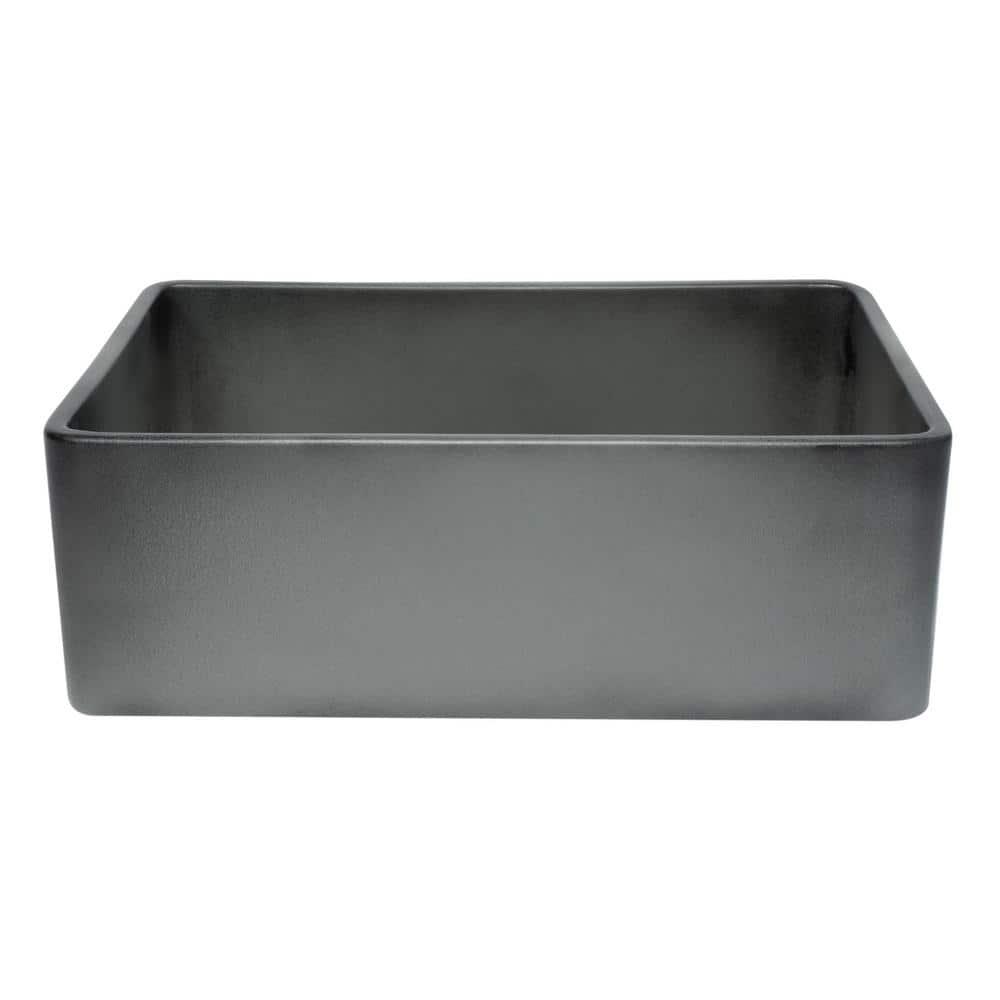 30'' L Farmhouse / Apron Single Bowl Fireclay Kitchen Sink